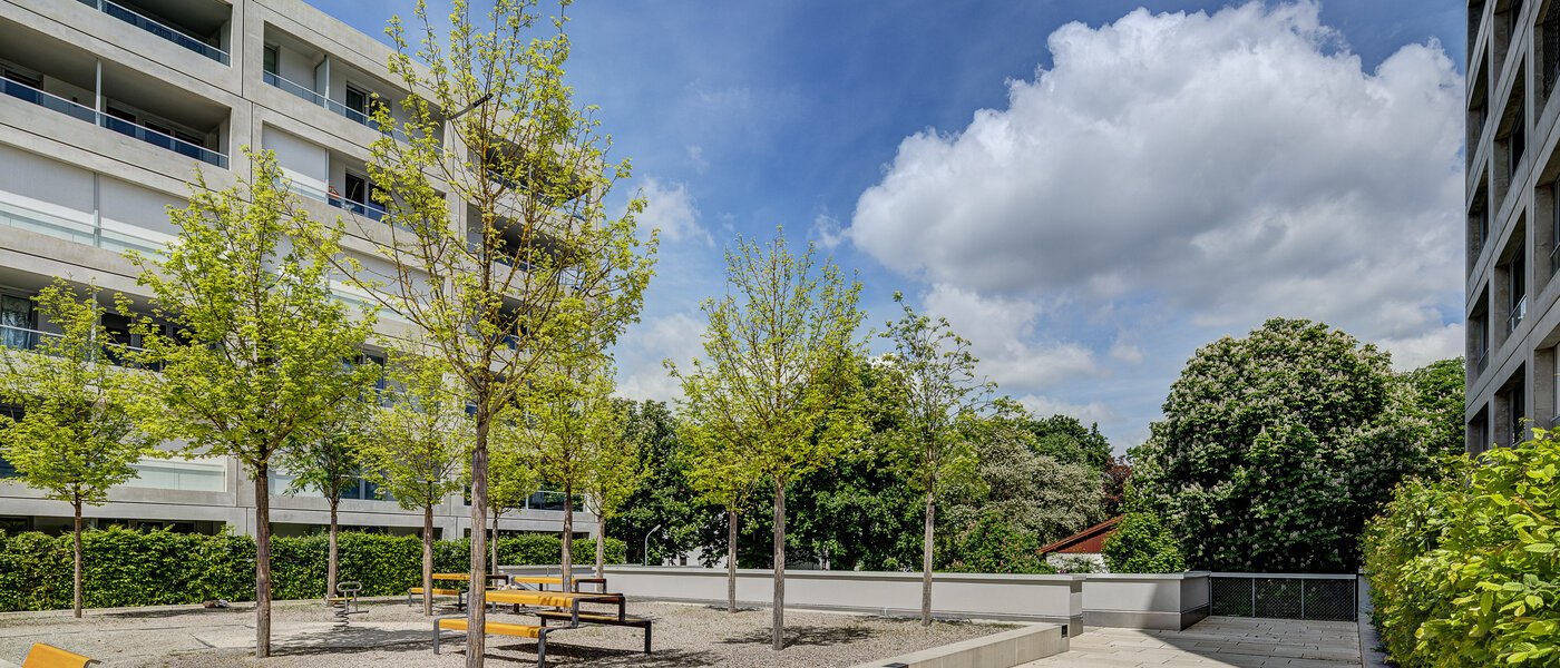 appartamento München Allach 02 cortile interno  13010