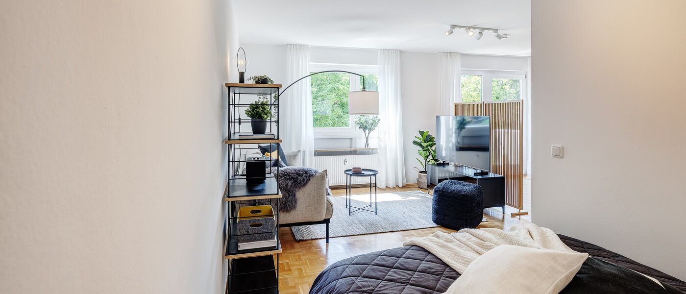 appartamento München Parkstadt Schwabing 03 zona notte 13011