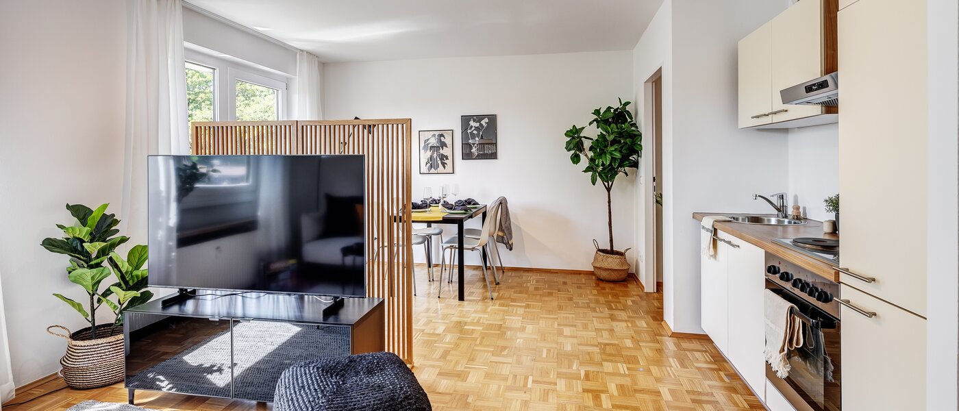 appartamento München Parkstadt Schwabing 01 zona living 13011