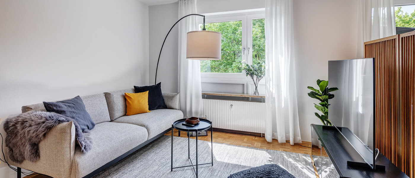 appartamento München Parkstadt Schwabing 02 zona living 13011