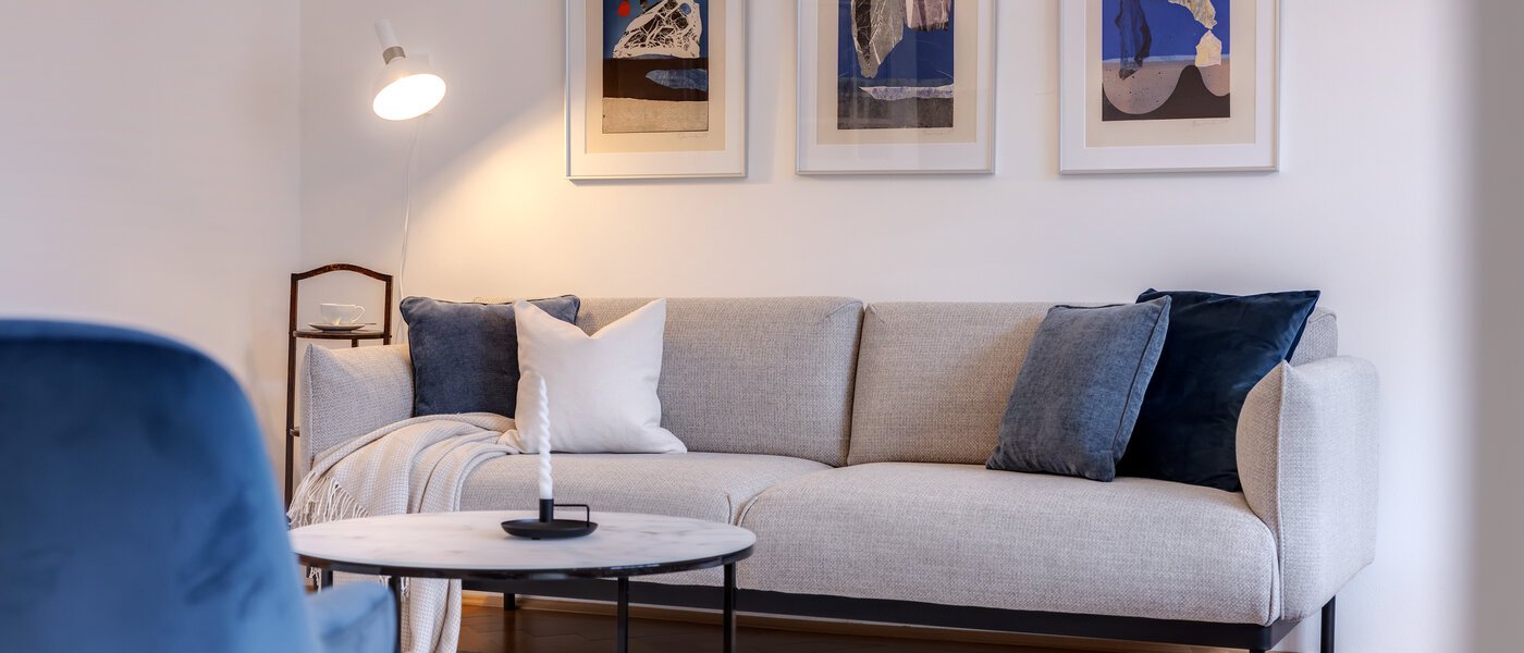 appartamento München Lehel 05 zona living 13035