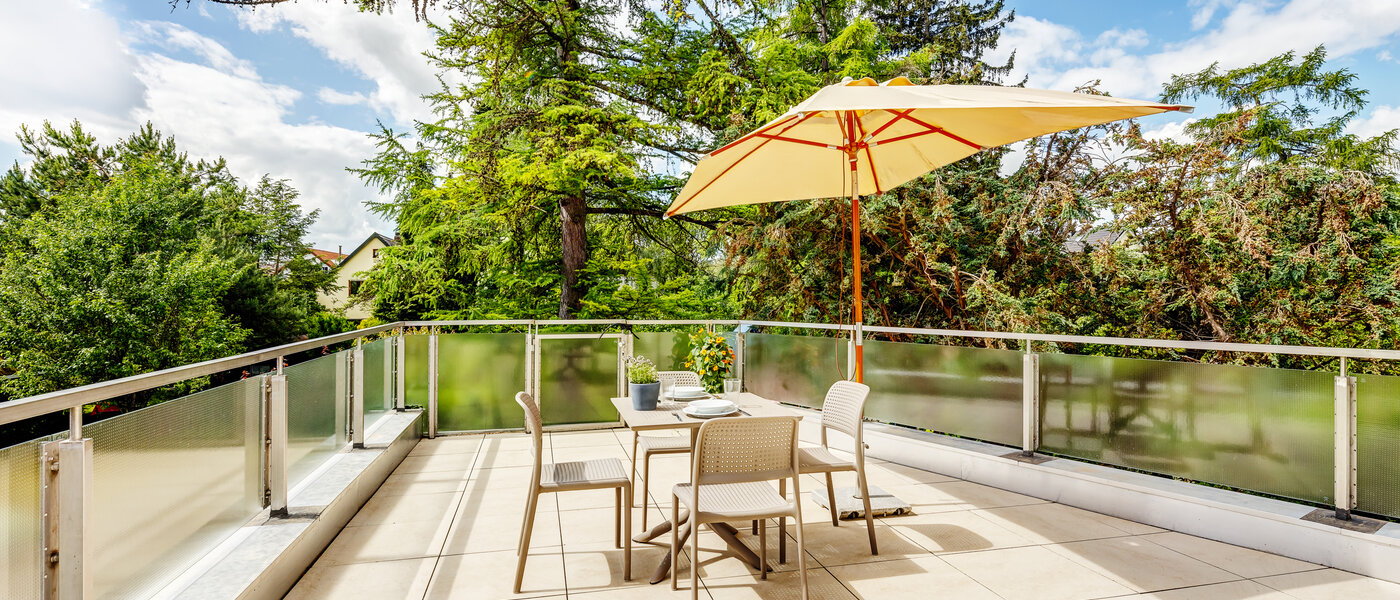 appartamento München Berg am Laim 01 terrazza sul tetto 13039