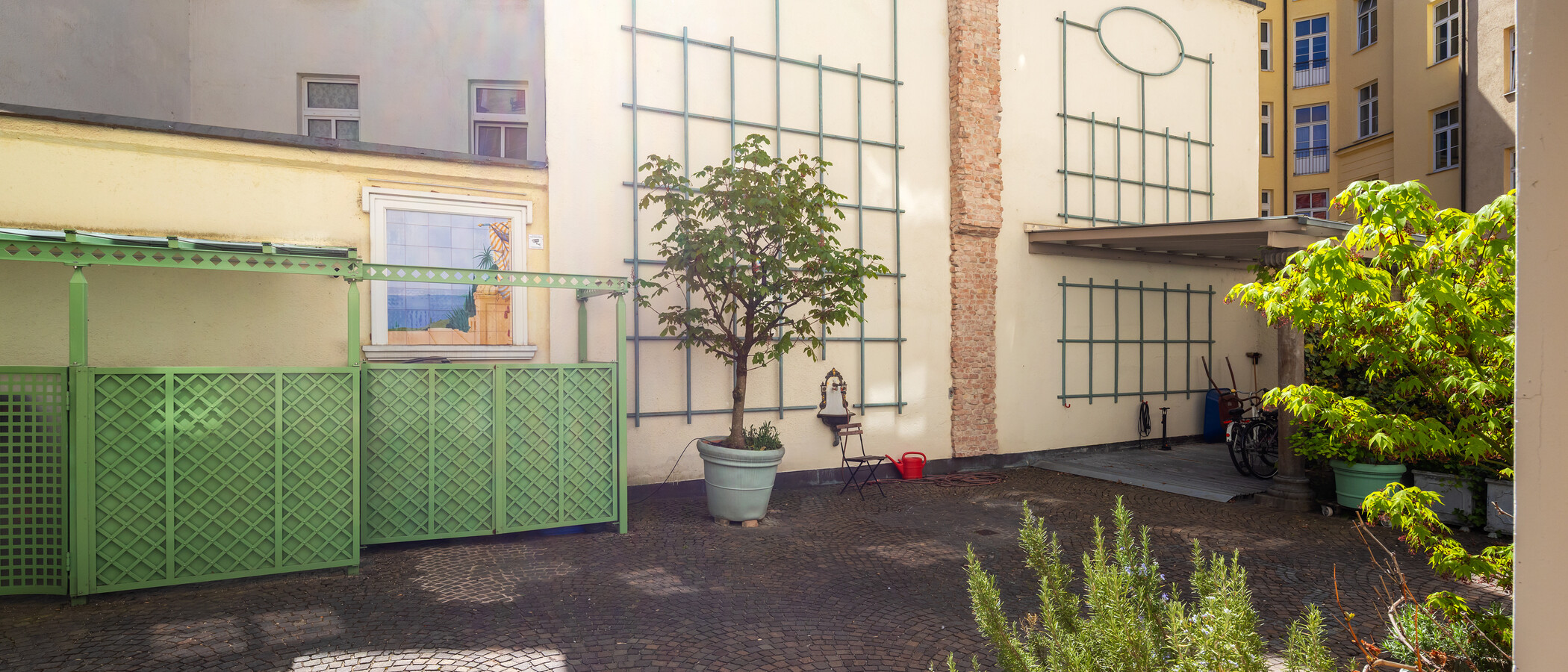 appartamento München Lehel 02 cortile interno  1304
