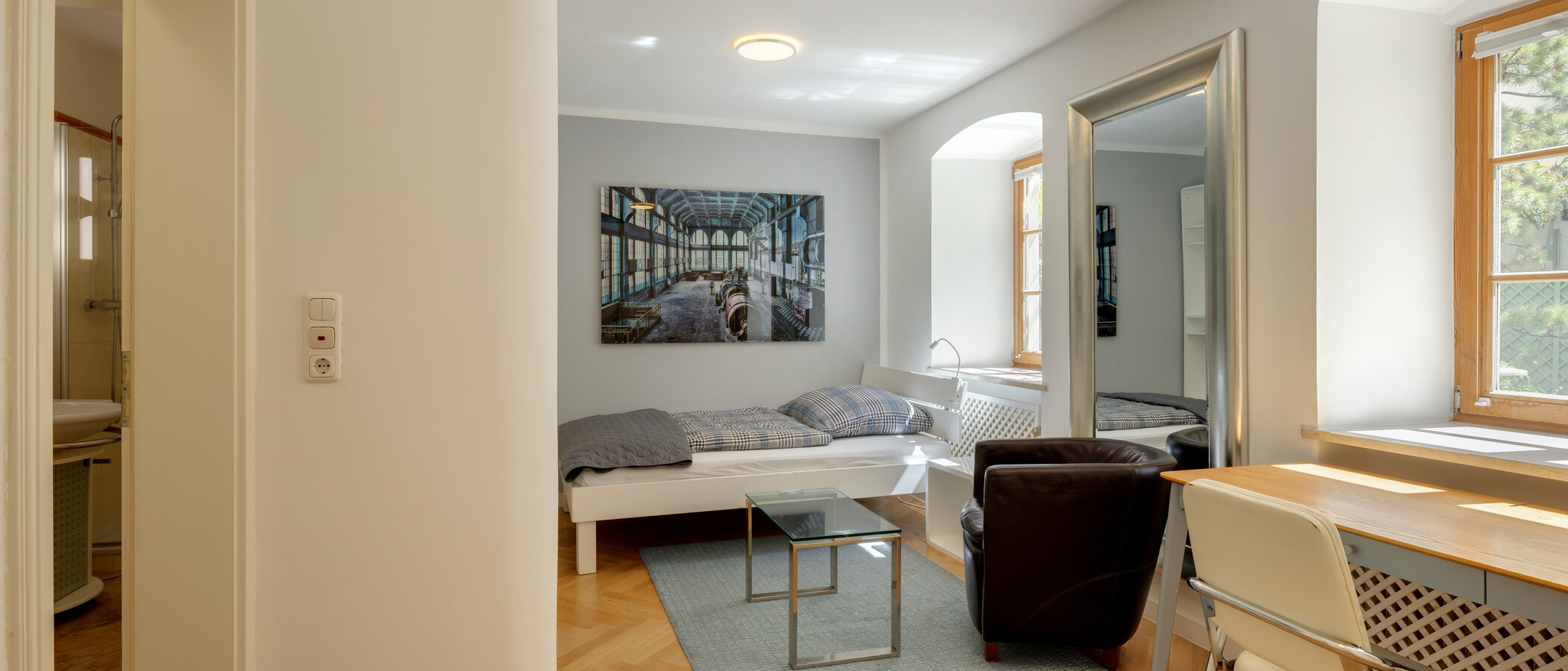 appartamento München Lehel 01 zona living 1304