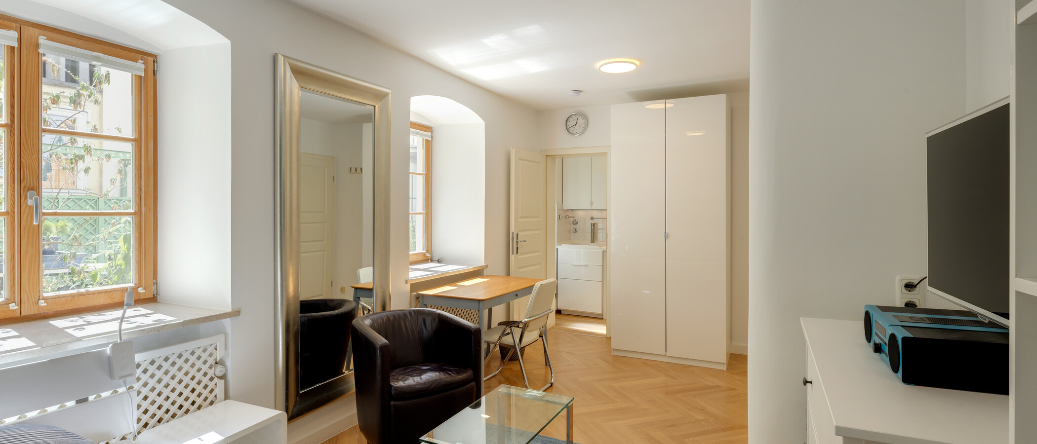 appartamento München Lehel 02 zona living 1304