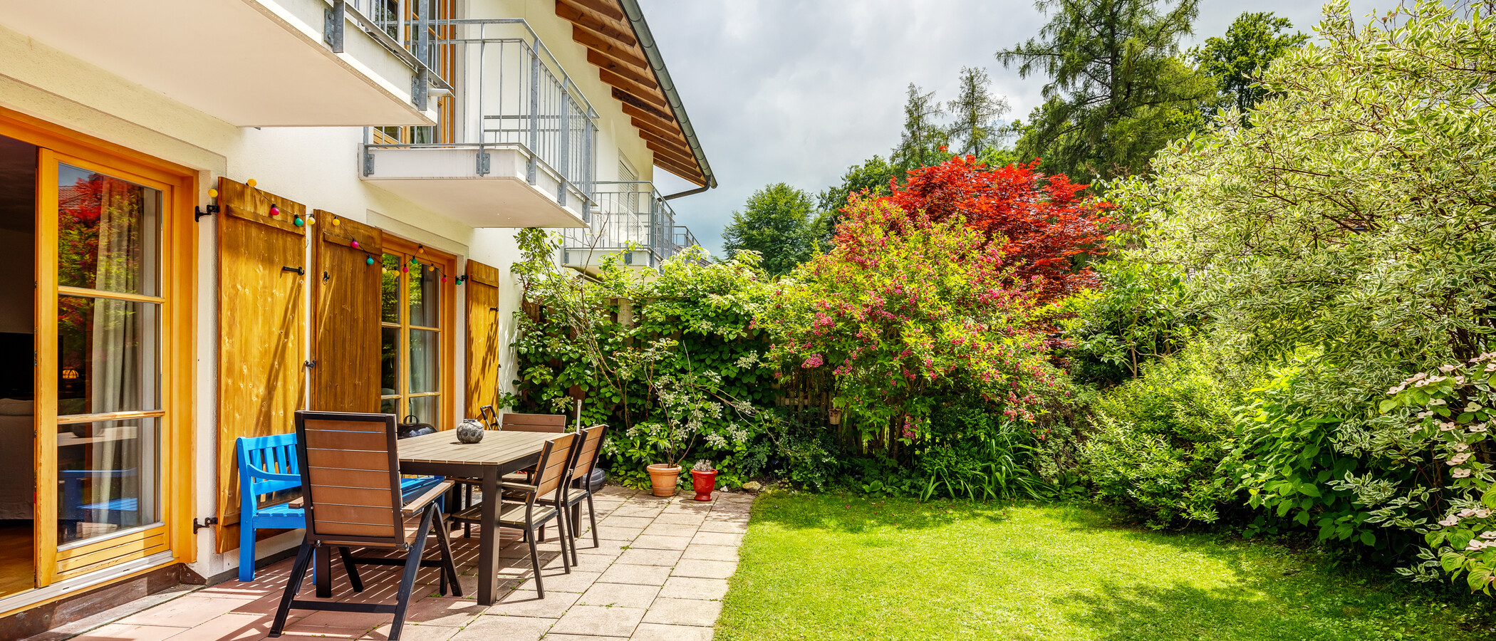 casa a schiera Schäftlarn 01 giardino 13045