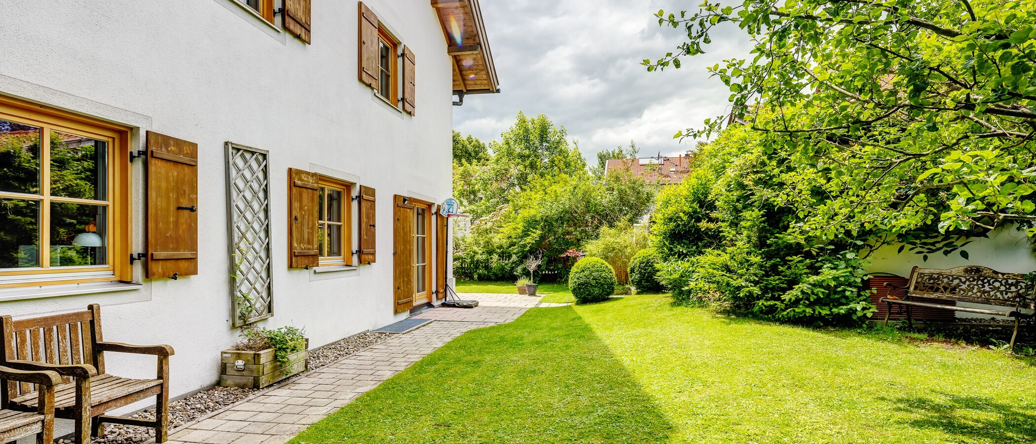 casa a schiera Schäftlarn 04 giardino 13045