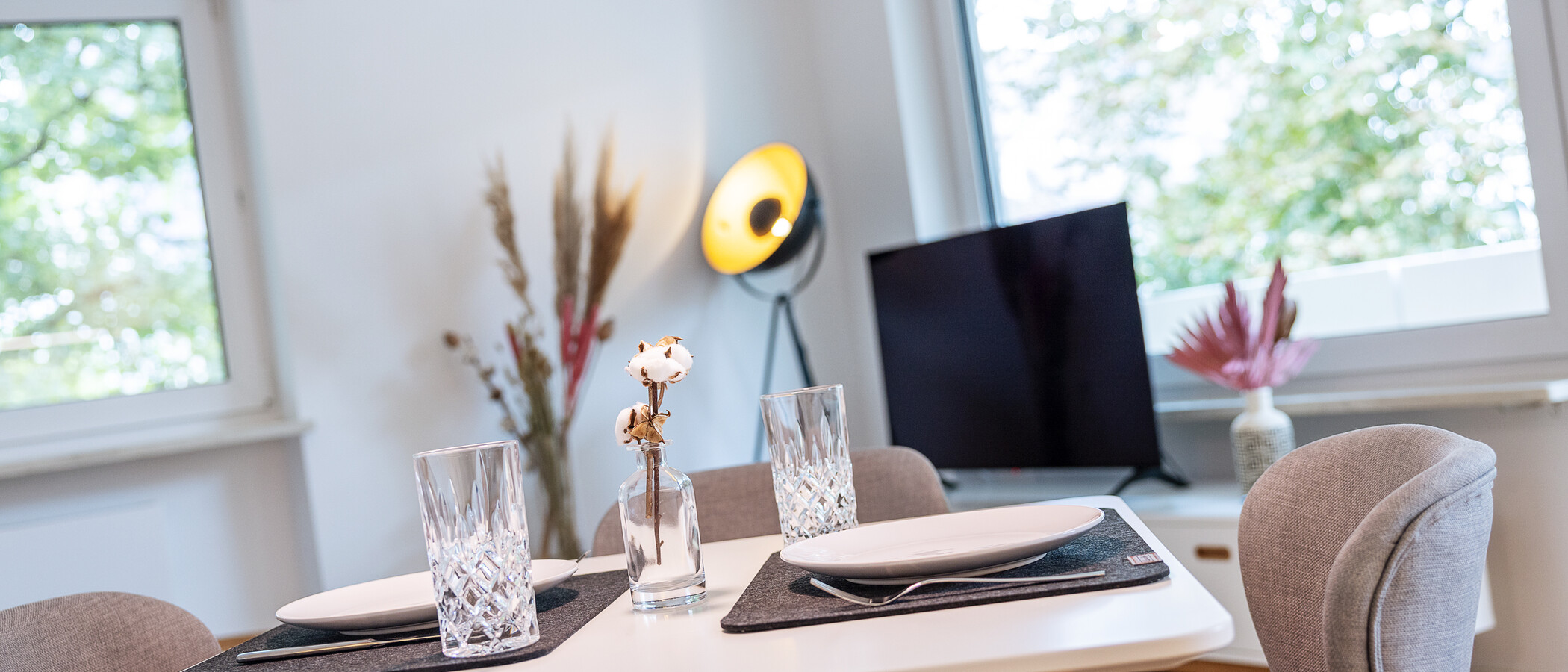appartamento München Nymphenburg 04 zona living 13051