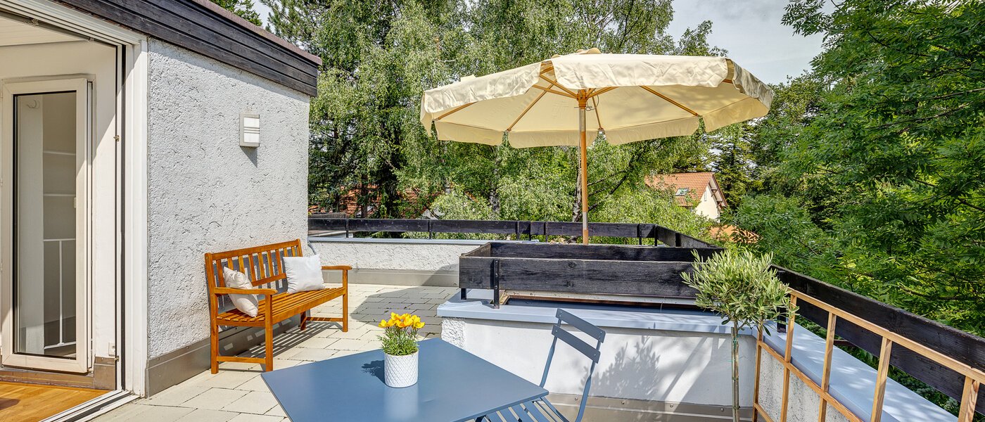 maisonette München Pasing 04 terrazza sul tetto 13062