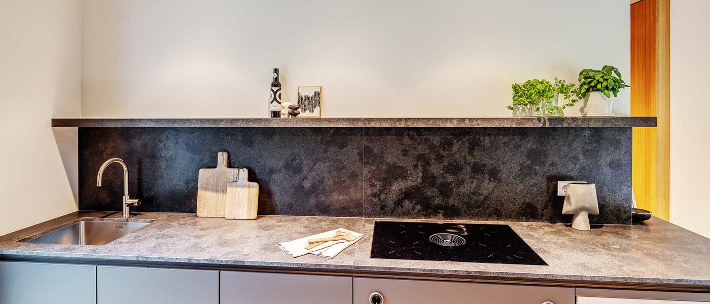 appartamento con giardino München Harlaching 03 cucina 13067