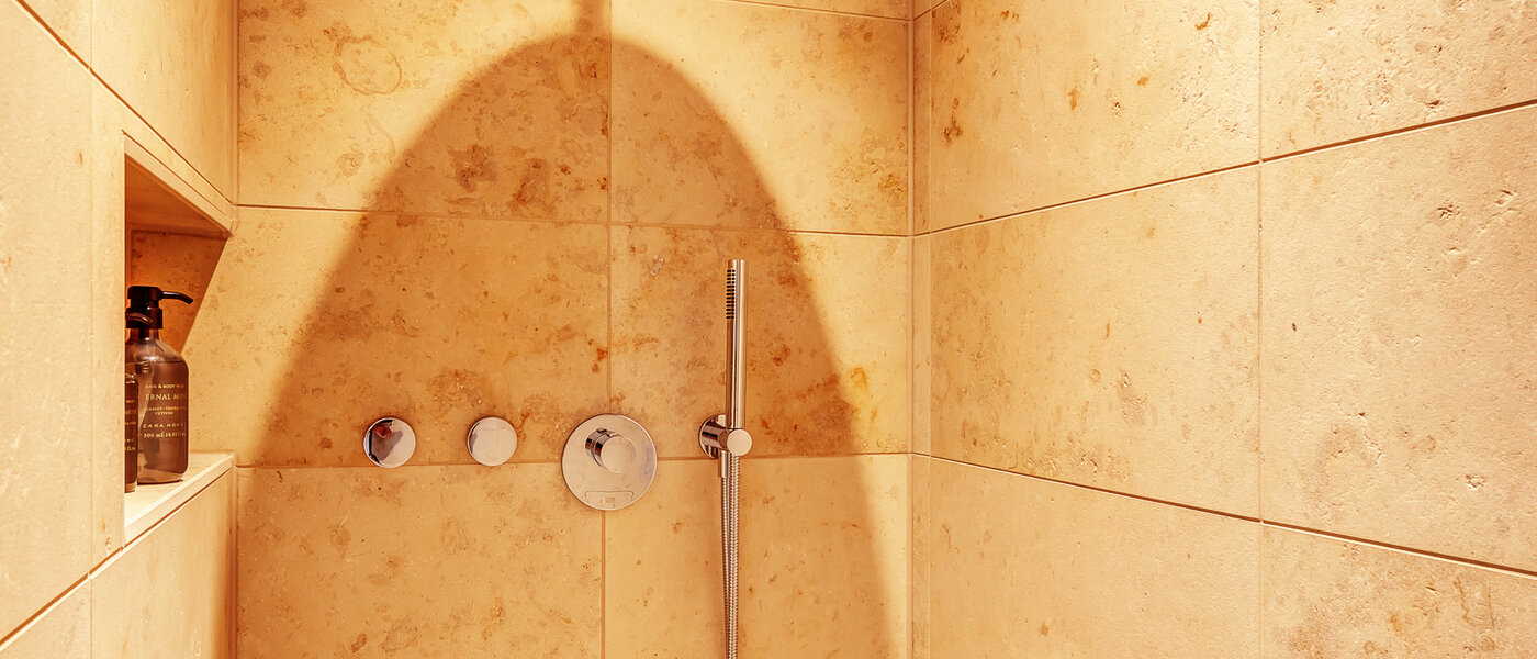 appartamento con giardino München Harlaching 04 bagno 13067