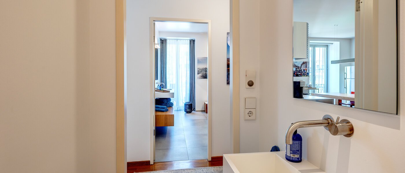 appartamento München Sendling 03 toilette per gli ospiti 13087