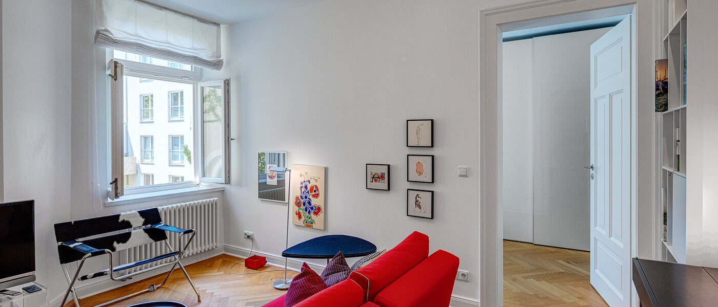 appartamento München Schwabing-West (rund um den Hohenzollernplatz) 02 soggiorno 13089