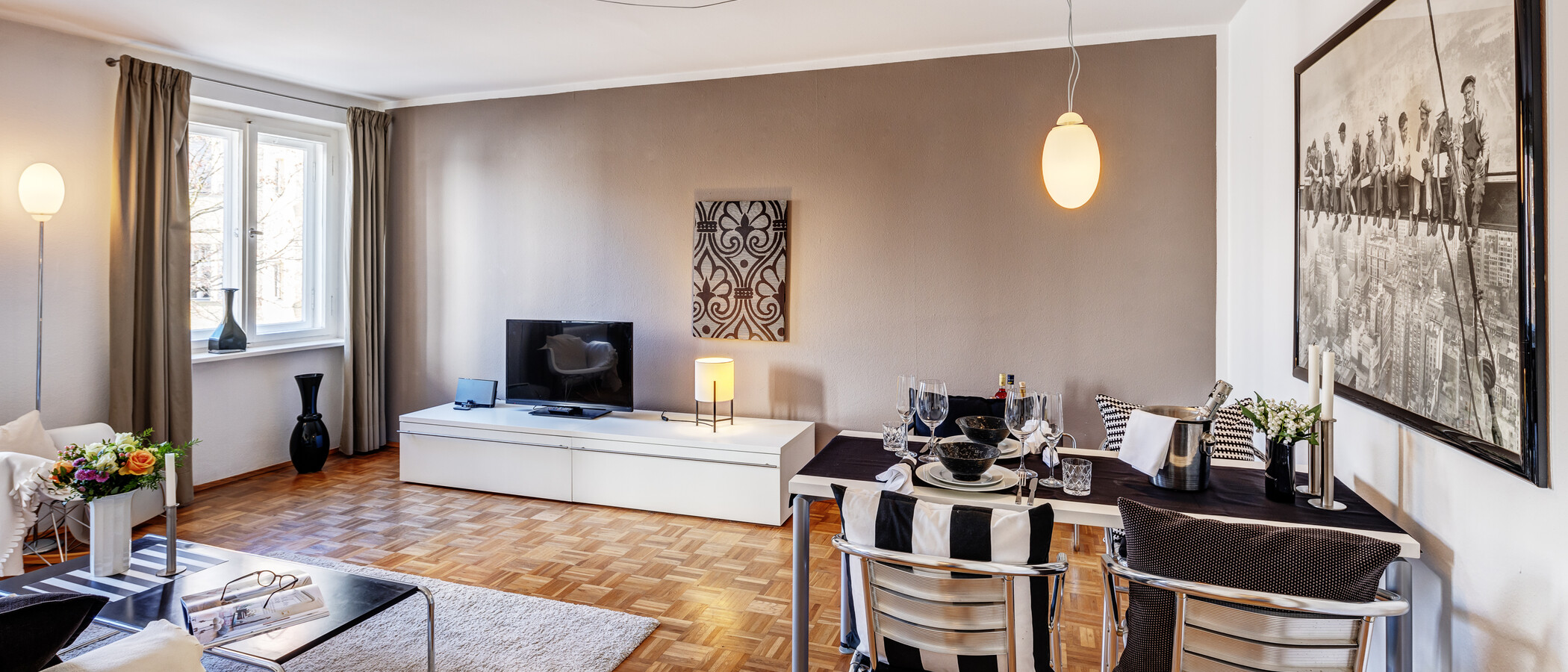 appartamento München Schwabing-West (rund um den Hohenzollernplatz) 02 soggiorno 1309