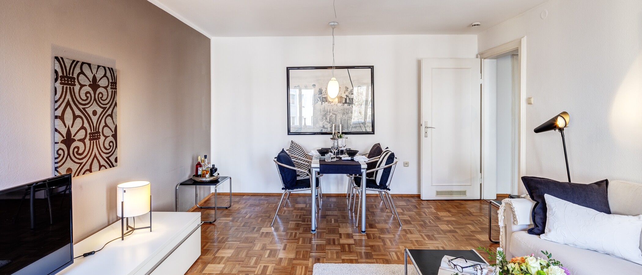 appartamento München Schwabing-West (rund um den Hohenzollernplatz) 03 soggiorno 1309