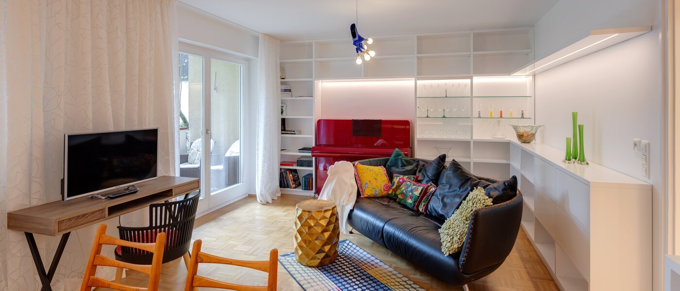 appartamento München Nymphenburg 01 zona living 13111