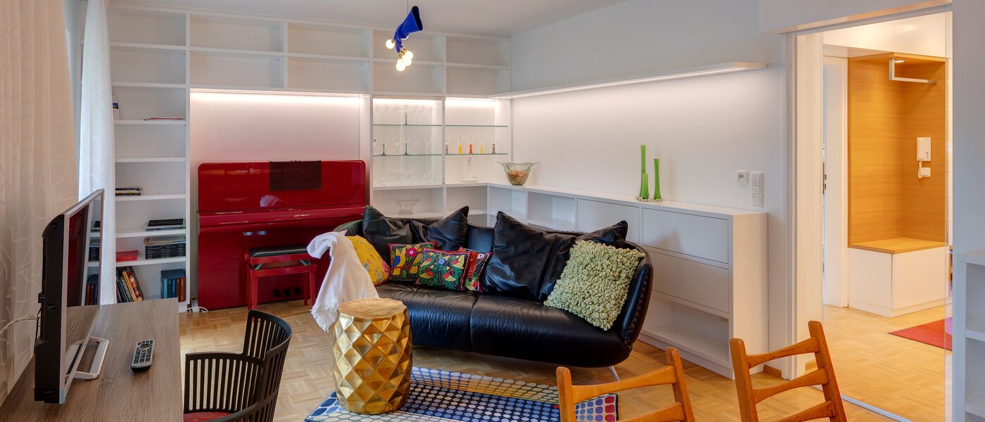 appartamento München Nymphenburg 02 zona living 13111