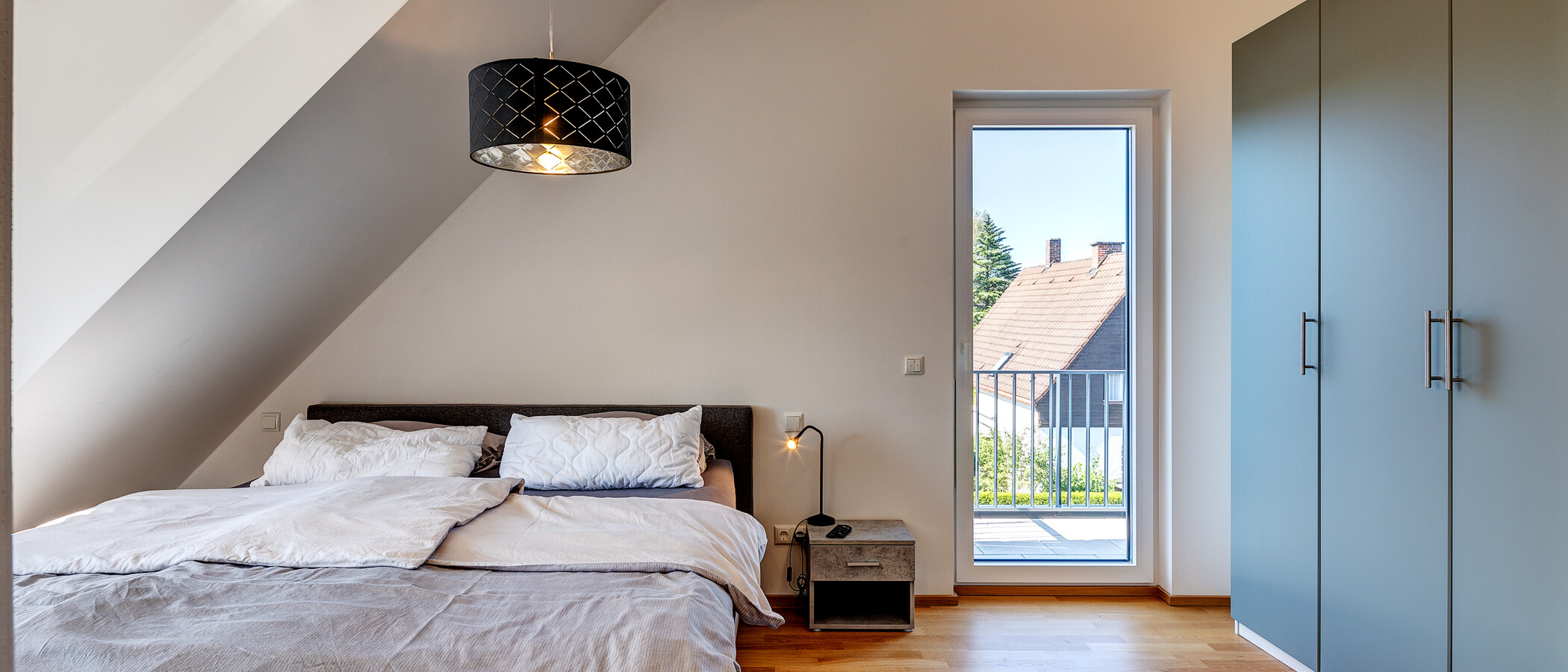 attico München Trudering 01 camera da letto 13137
