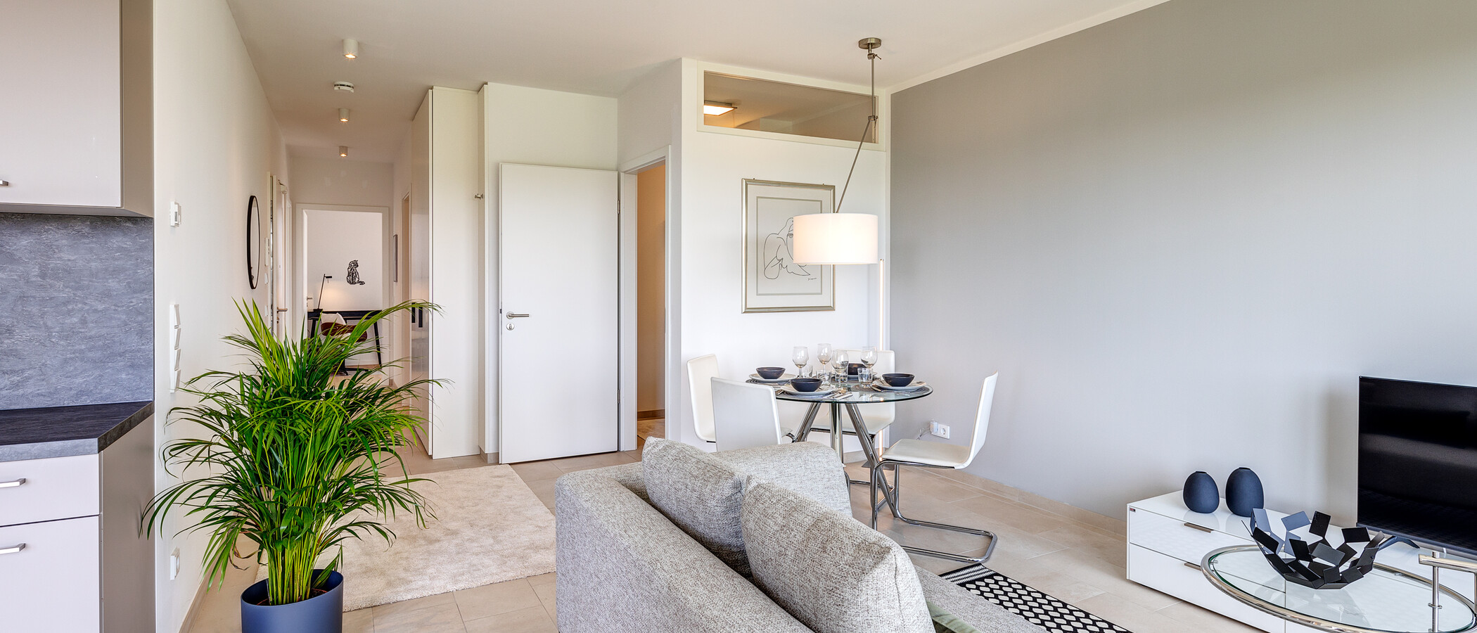 appartamento München Pasing 04 zona living 13138