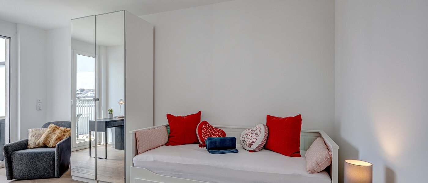 appartamento München Ludwigsvorstadt 01 2° camera da letto 13139