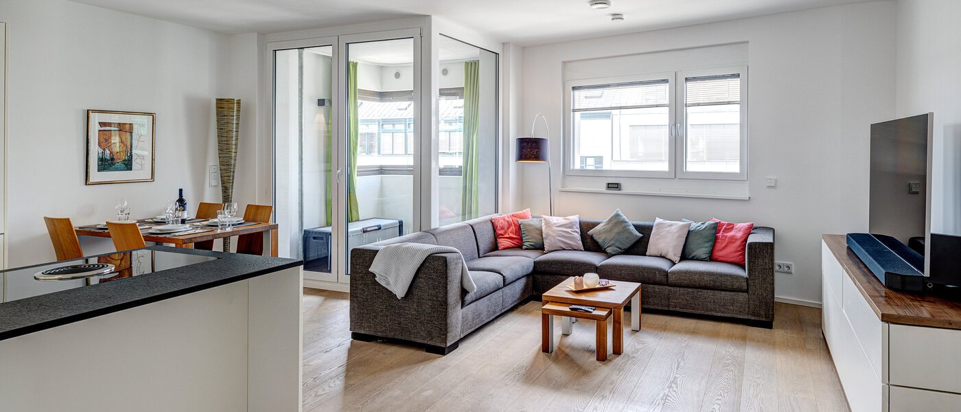 appartamento München Ludwigsvorstadt 01 zona living 13139