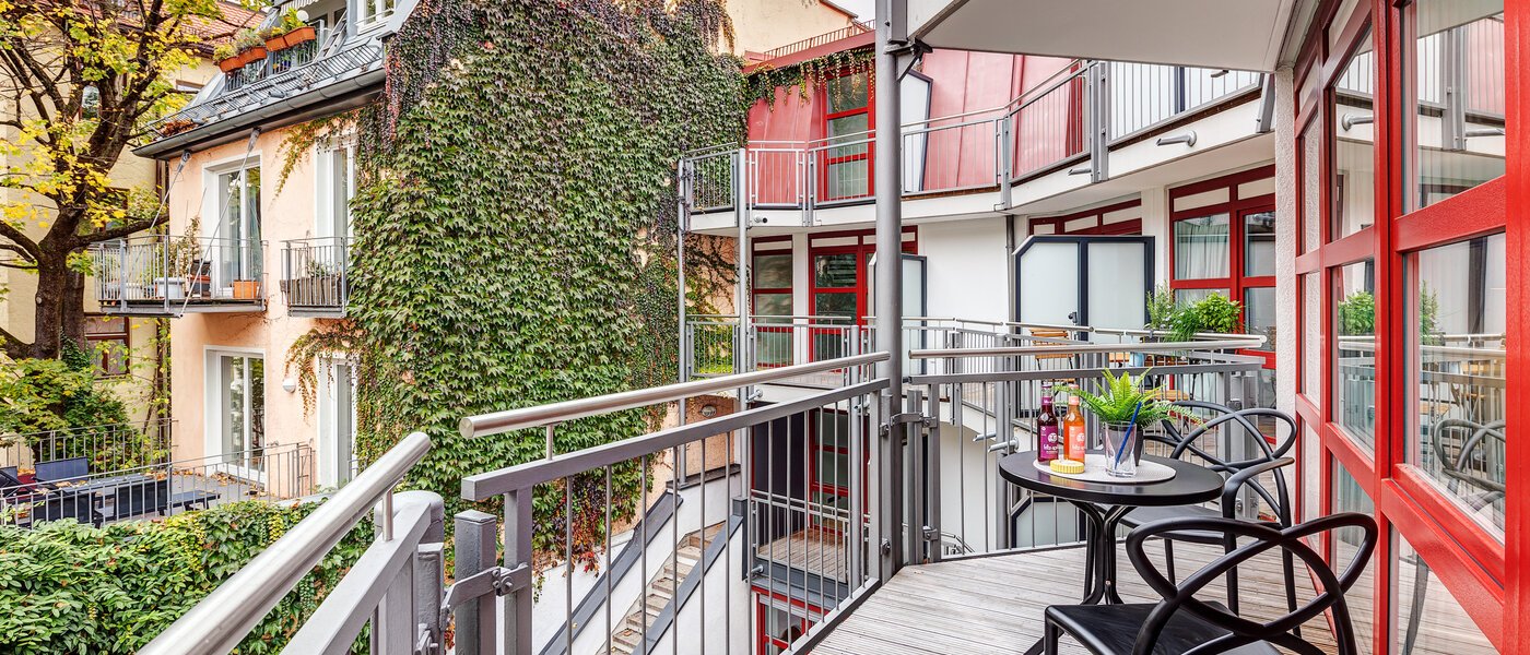 appartamento München Schwanthalerhöhe 02 balcone 13142