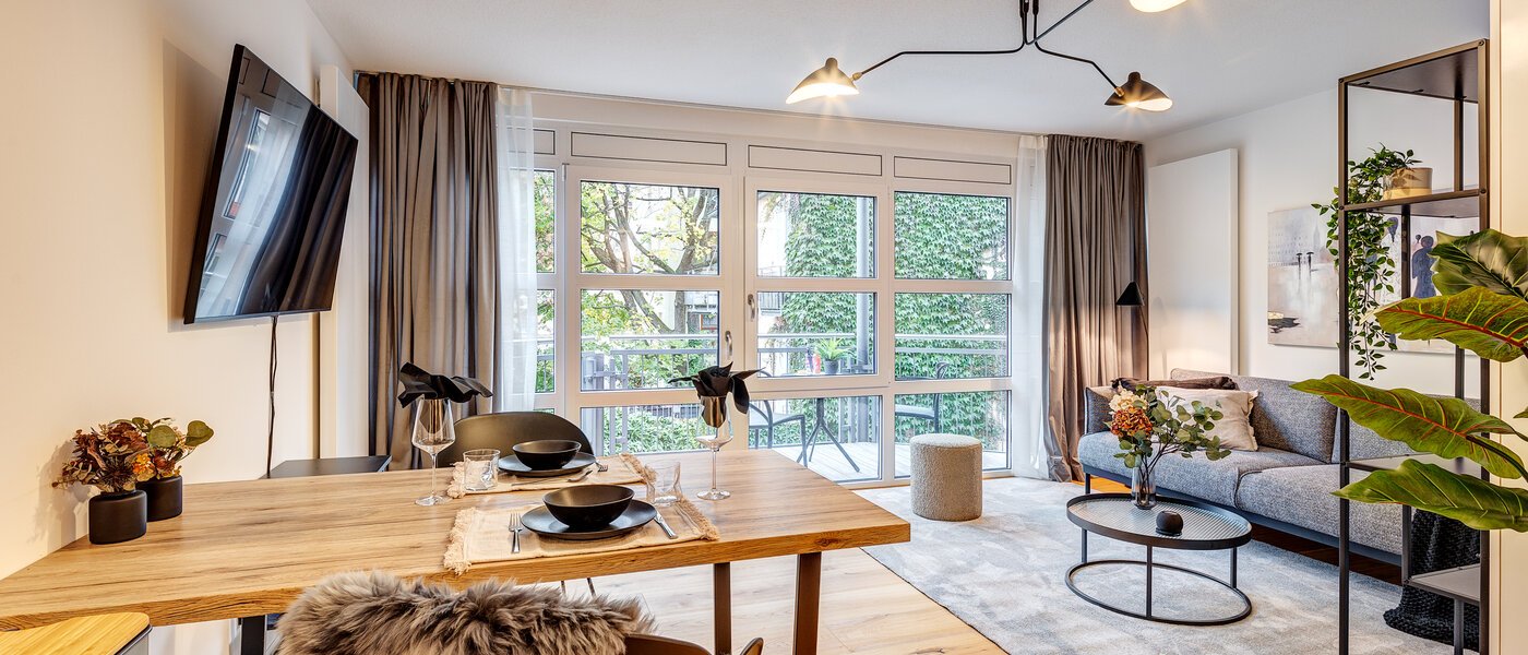 appartamento München Schwanthalerhöhe 01 zona living 13142