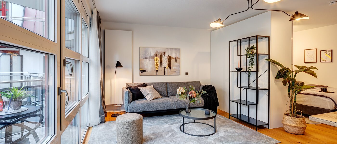 appartamento München Schwanthalerhöhe 02 zona living 13142