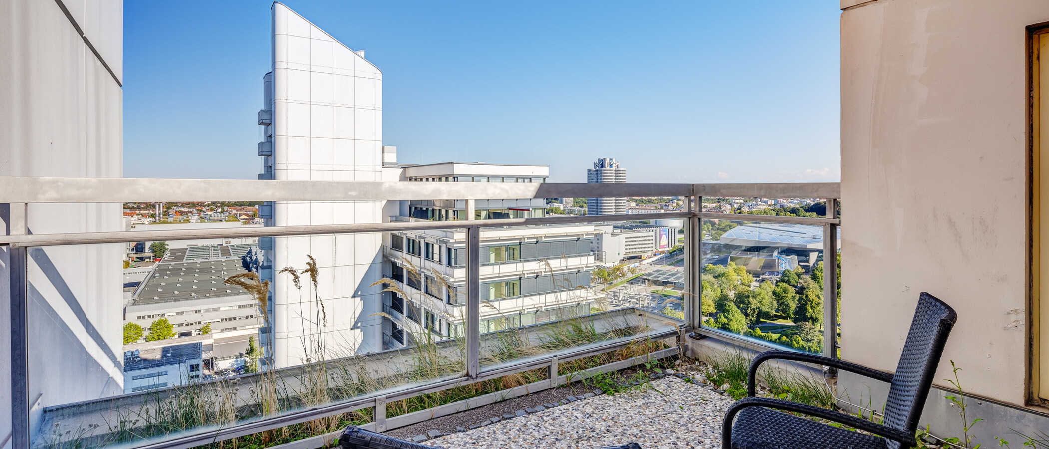 maisonette München Olympiadorf 01 1° terrazza sul tetto 13150