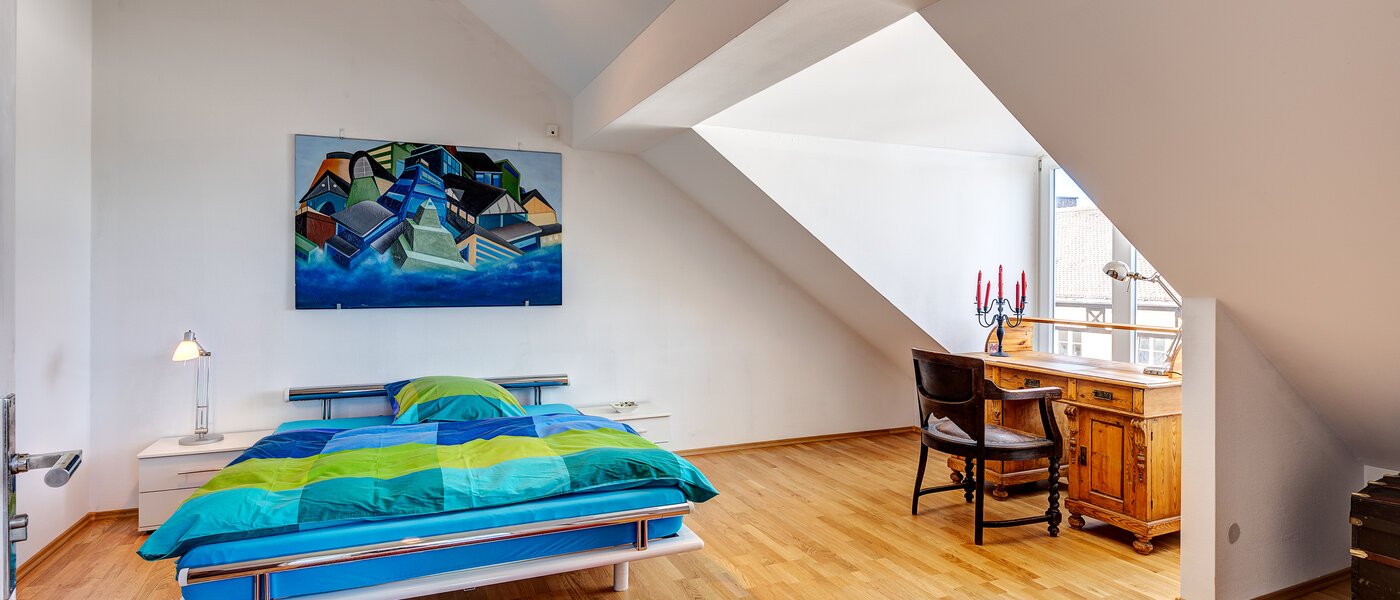 appartamento München Schwabing (links der Leopoldstraße) 01 camera da letto 13164