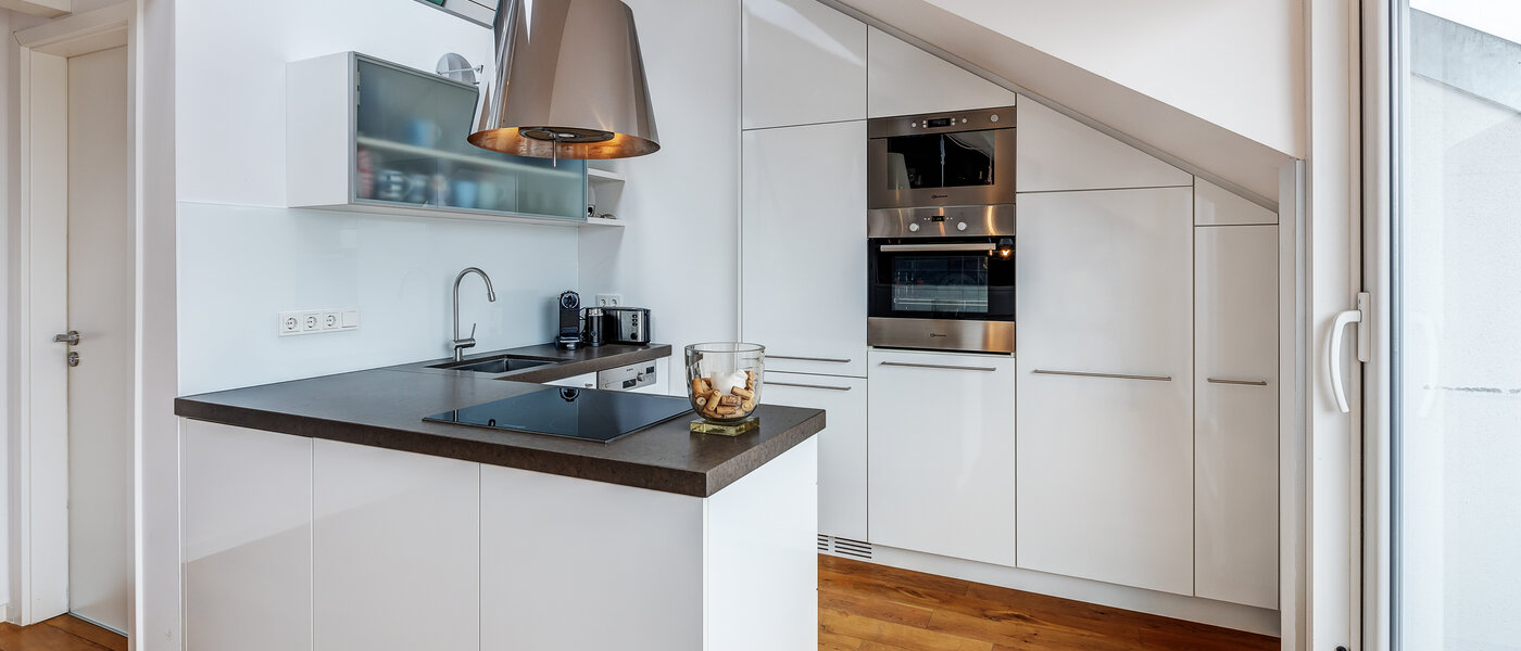 maisonnette con galleria München Maxvorstadt - Museumsviertel 02 cucina 13166