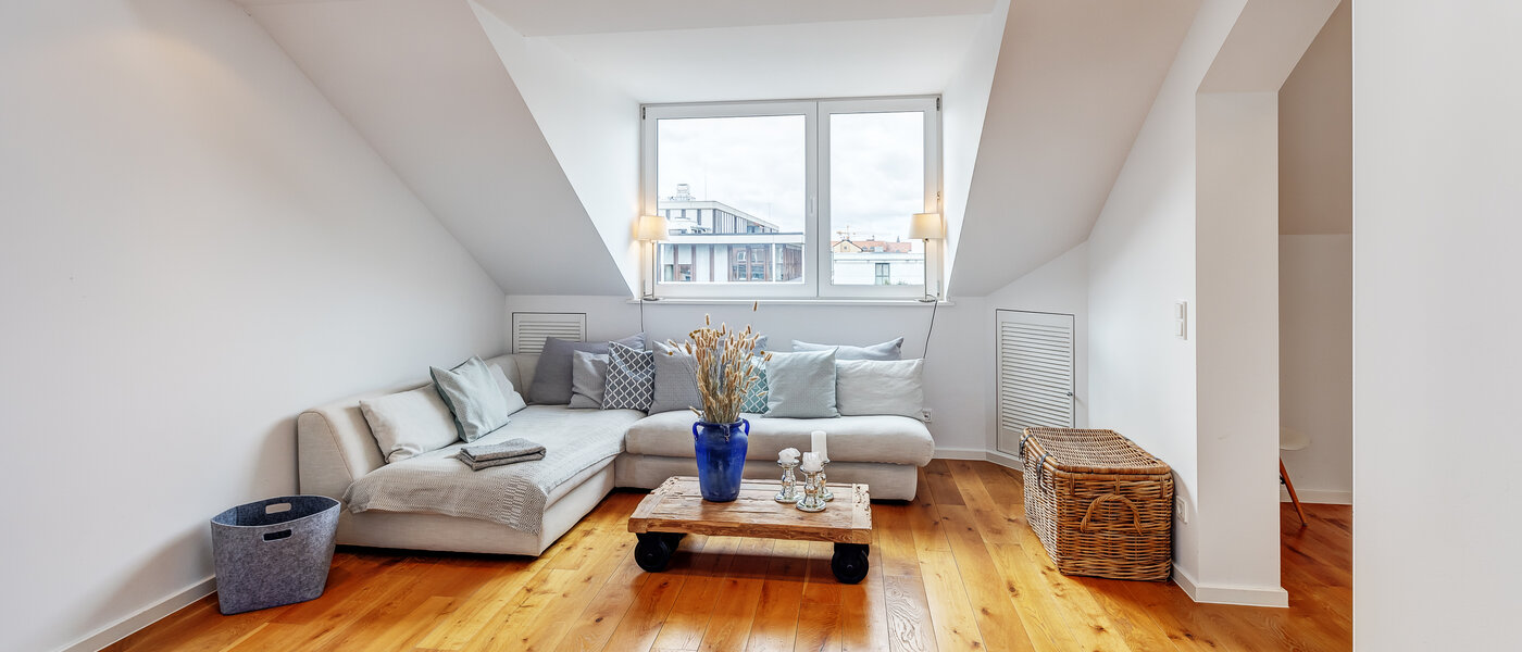 maisonnette con galleria München Maxvorstadt - Museumsviertel 02 zona living 13166