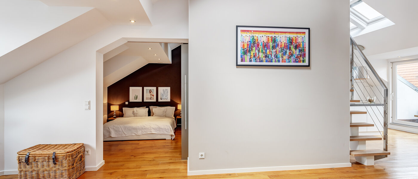 maisonnette con galleria München Maxvorstadt - Museumsviertel 03 zona living 13166