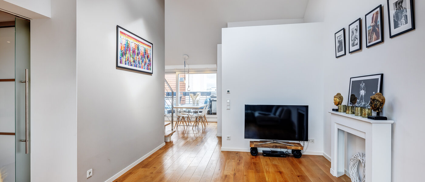 maisonnette con galleria München Maxvorstadt - Museumsviertel 04 zona living 13166