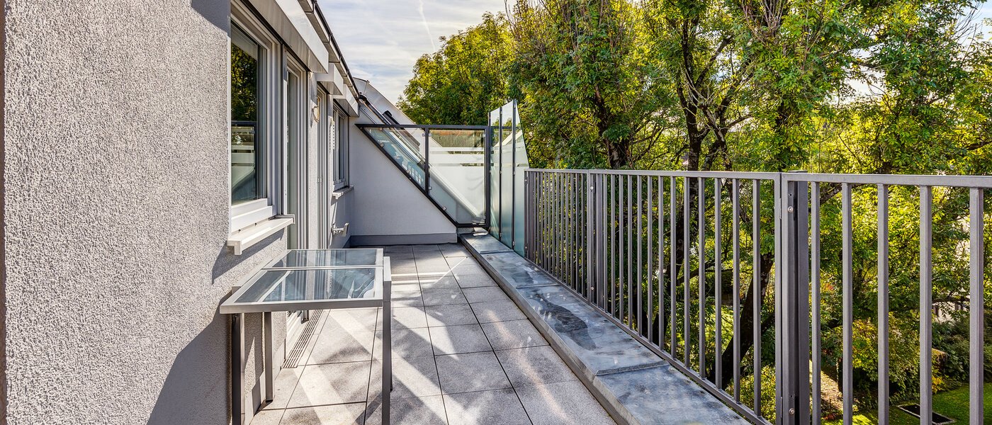 appartamento München Berg am Laim 02 terrazza sul tetto 13179