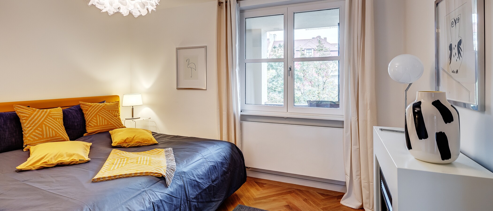 appartamento München Neuhausen 02 camera da letto 13199