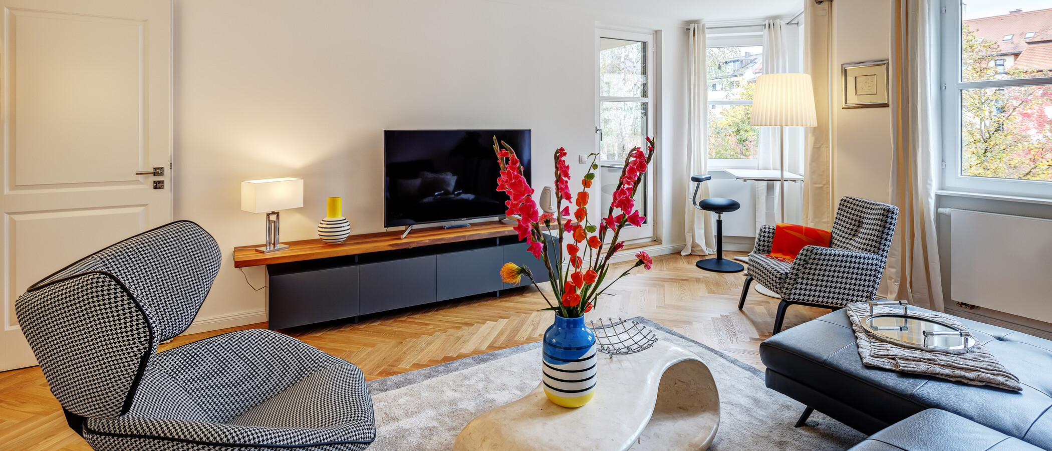 appartamento München Neuhausen 01 zona living 13199