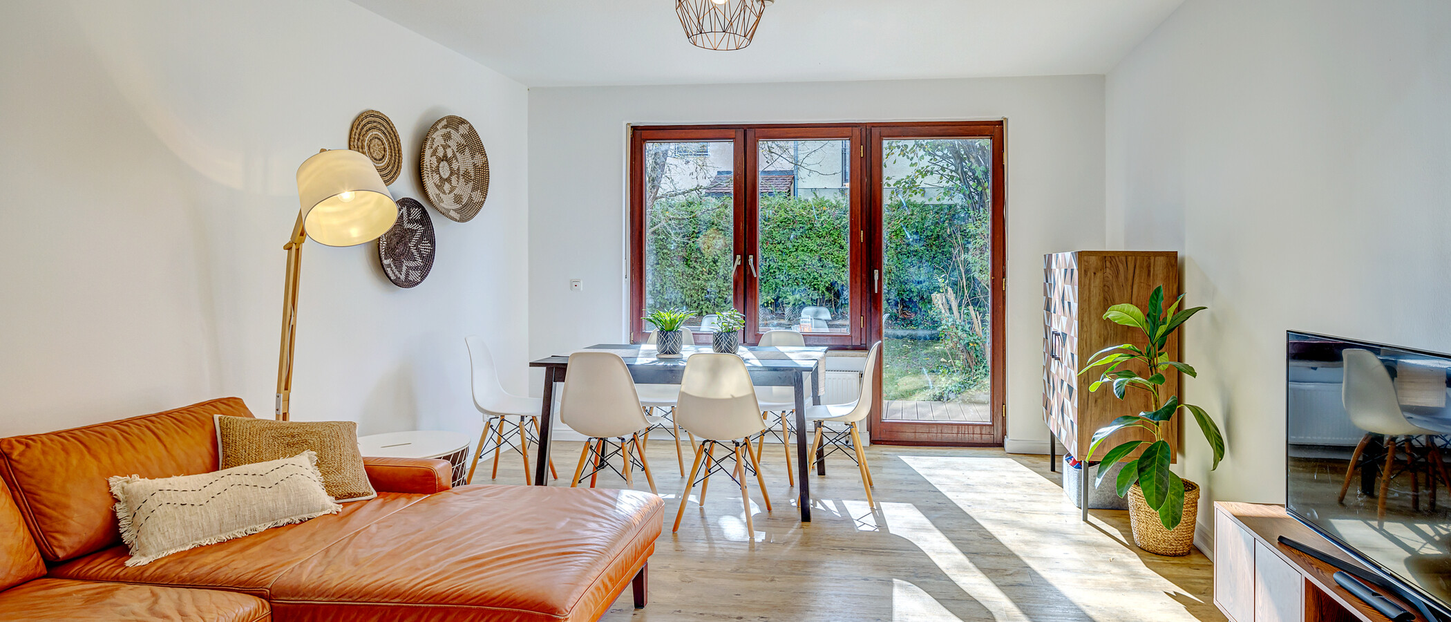 casa a schiera ad angolo München Pasing 01 soggiorno 13218