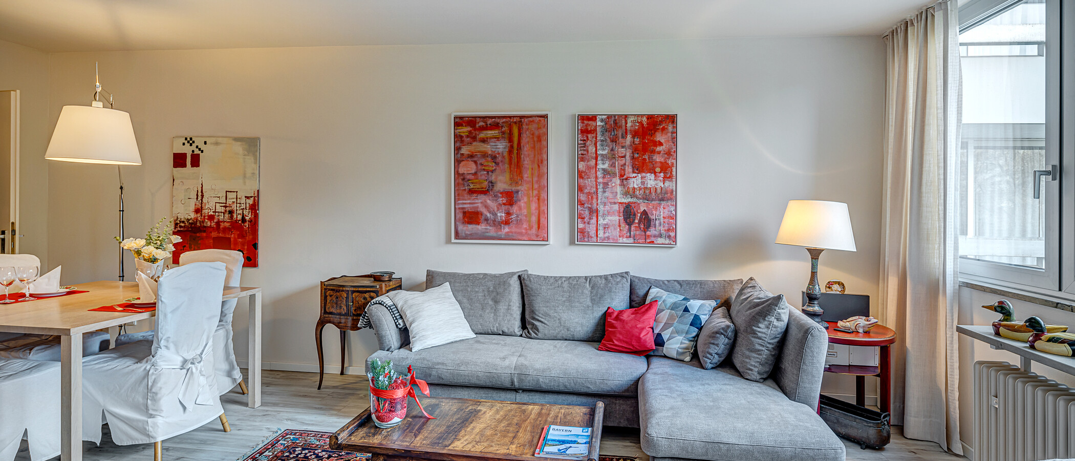 appartamento München Neuhausen 01 zona living 13222