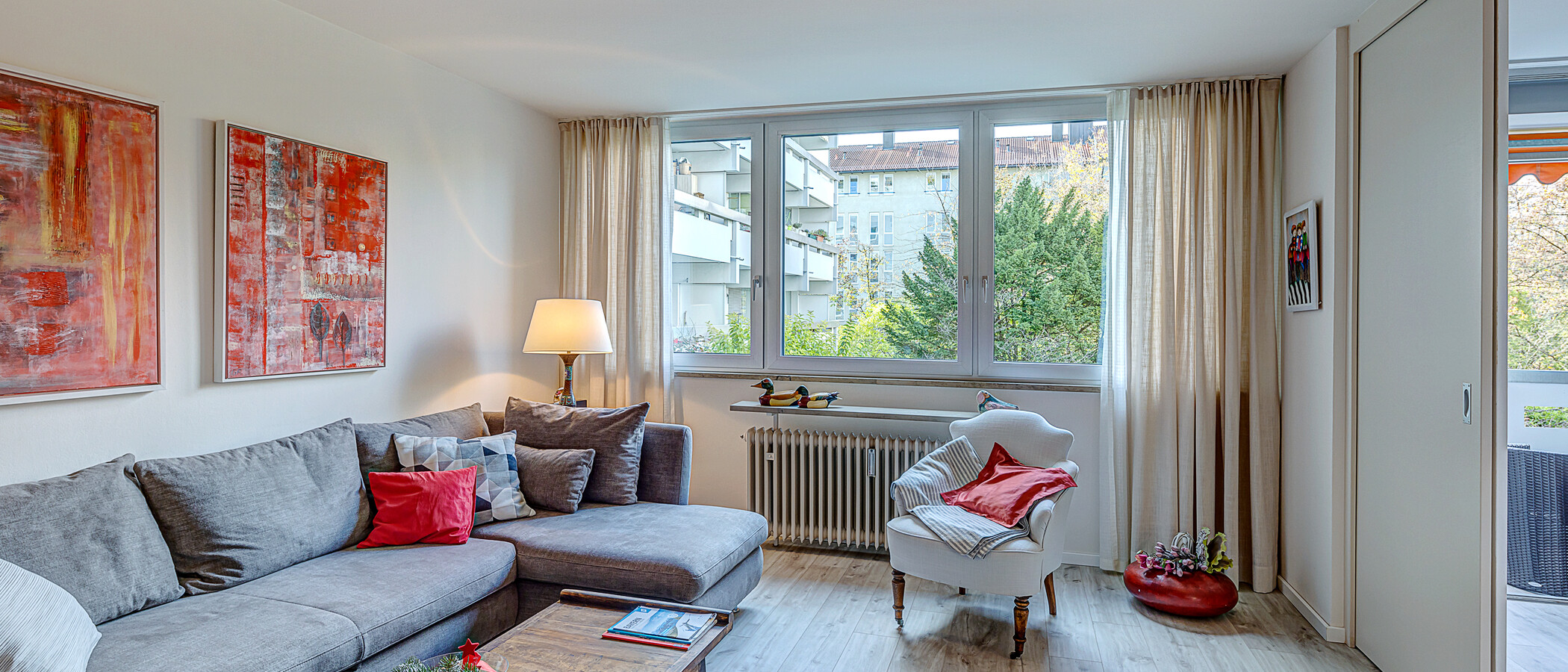appartamento München Neuhausen 02 zona living 13222