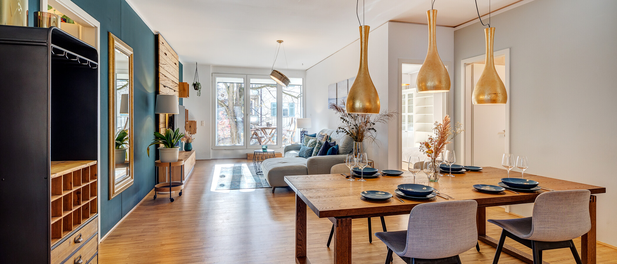 appartamento München Schwabing-West 01 zona living 13231