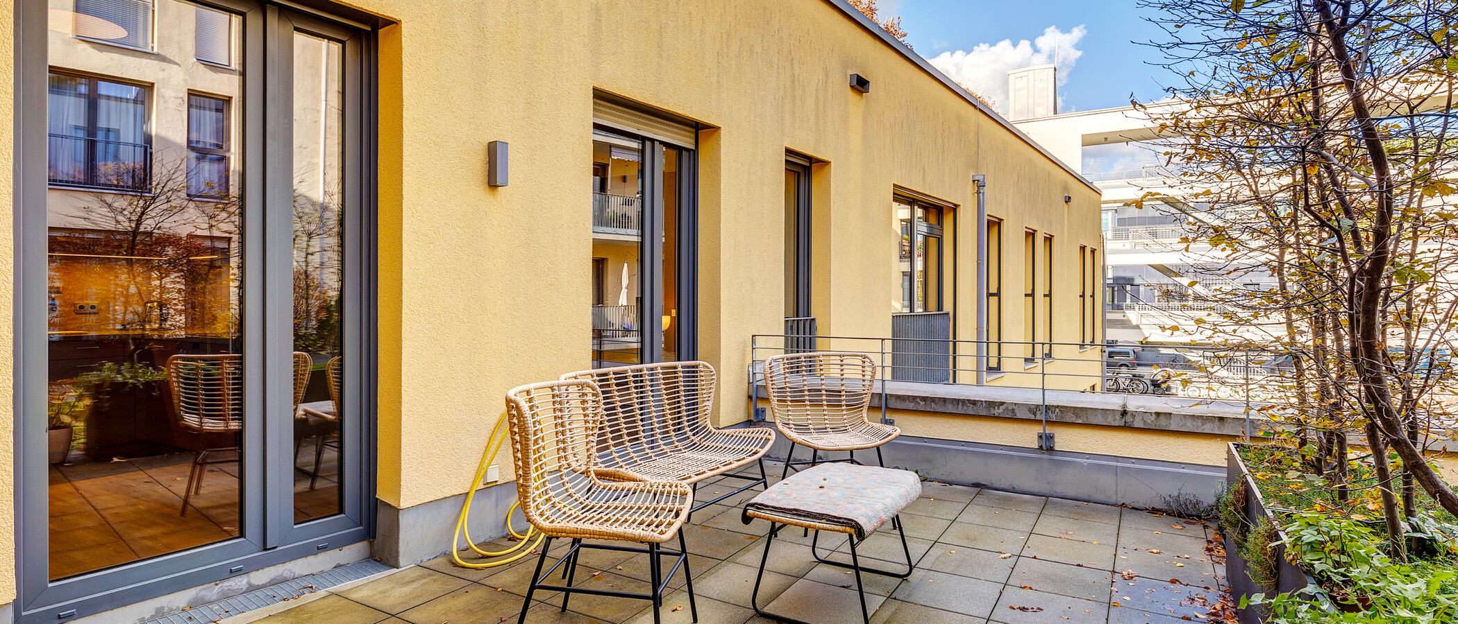 appartamento München Schwabing-West 02 terrazza sul tetto 13231