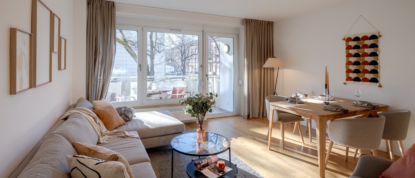 appartamento München Maxvorstadt - Westen 01 zona living 13243