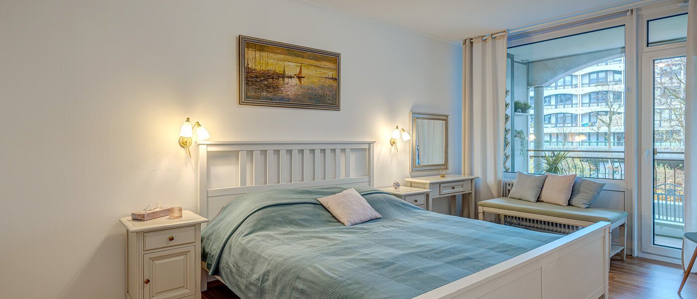 appartamento München Bogenhausen 01 camera da letto 13259