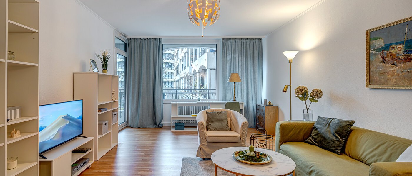 appartamento München Bogenhausen 02 zona living 13259