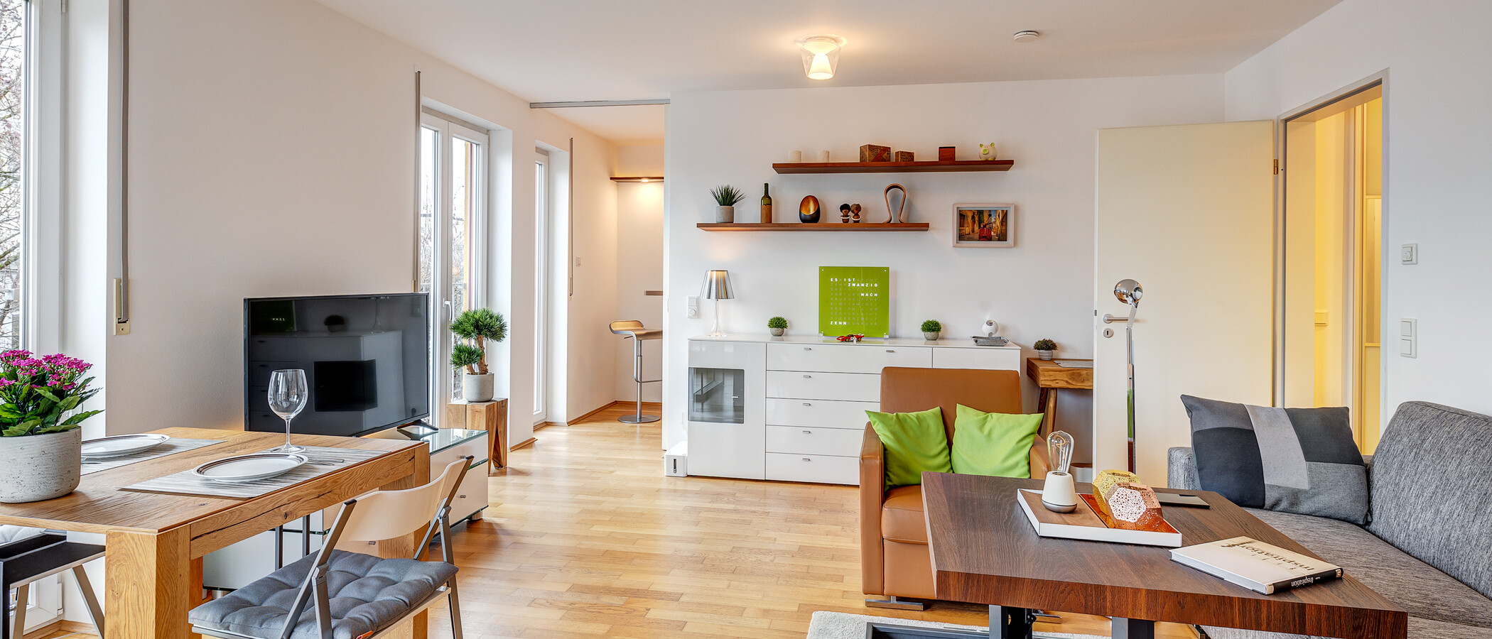 appartamento München Schwabing-West 05 zona living 13262