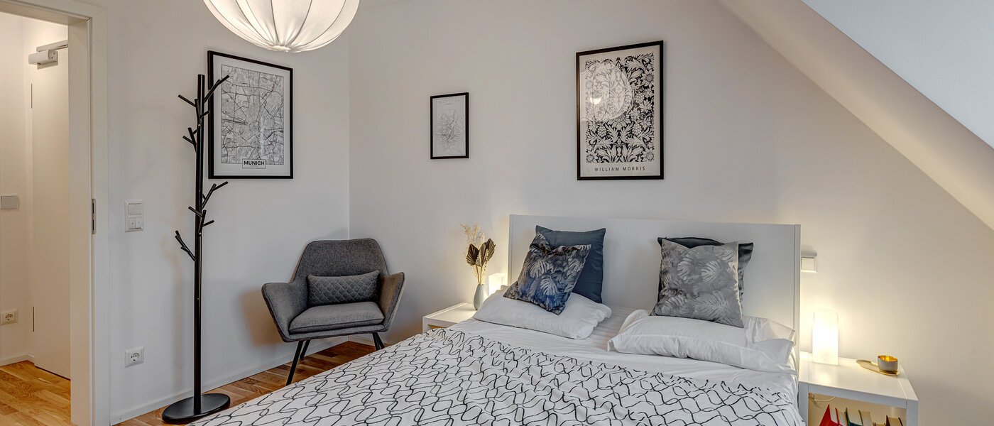 maisonette München Giesing 02 camera da letto 13263