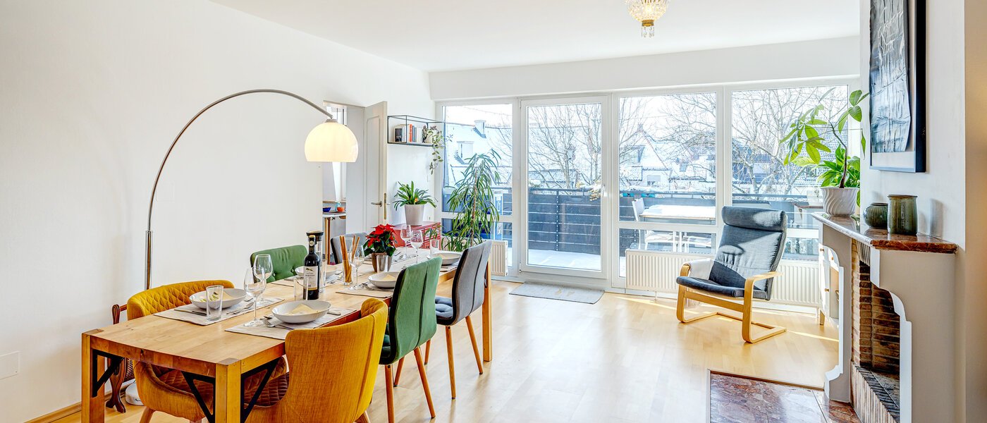 appartamento München Nymphenburg 02 zona living 13273