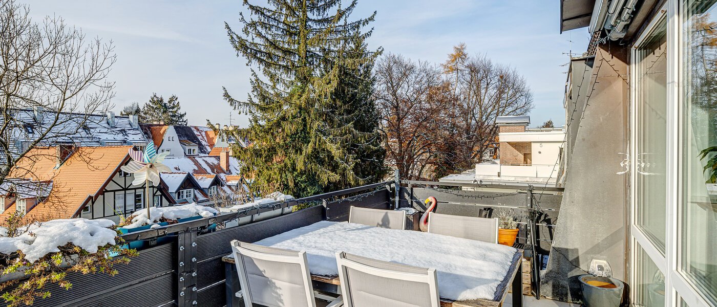 appartamento München Nymphenburg 01 terrazza sul tetto 13273