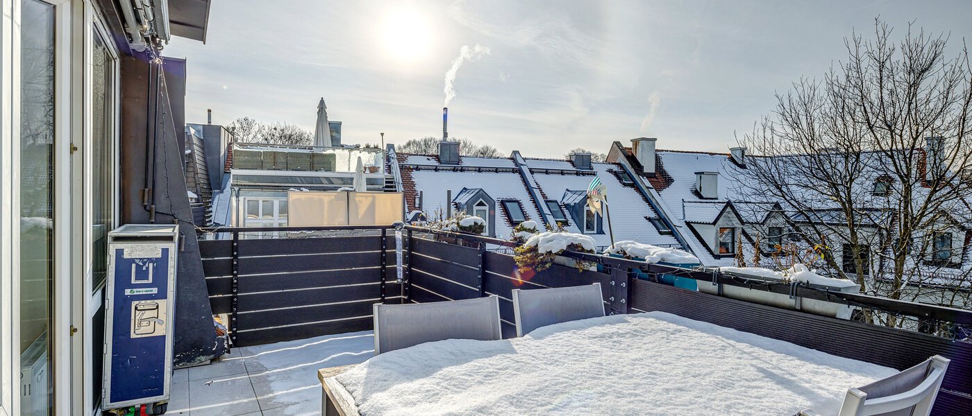 appartamento München Nymphenburg 03 terrazza sul tetto 13273